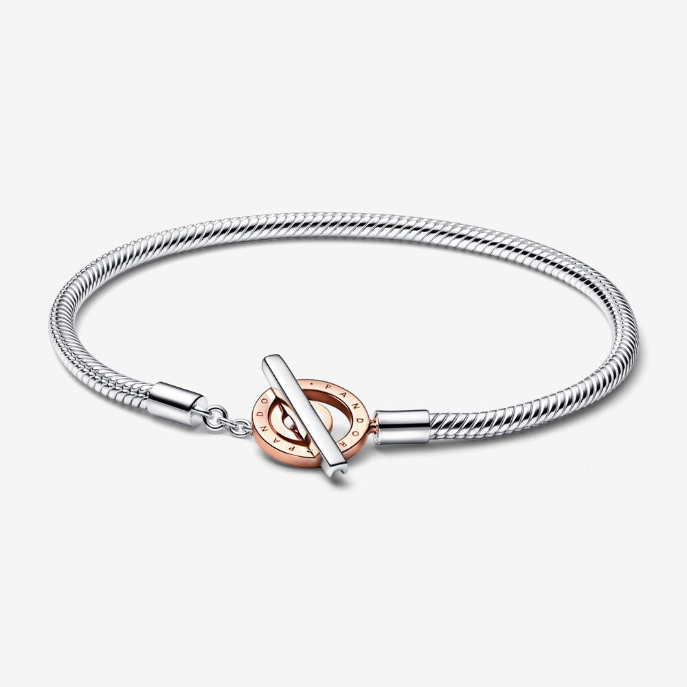 Pulsera con cierre en T y círculos 582309C00