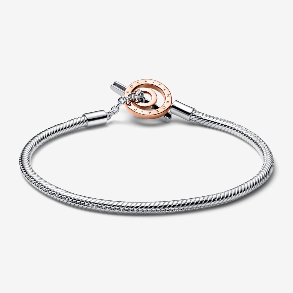 Pulsera con cierre en T y círculos 582309C00