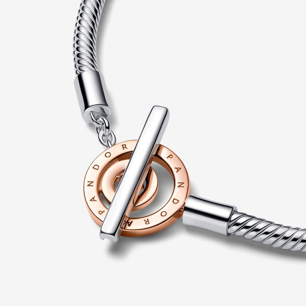 Pulsera con cierre en T y círculos 582309C00