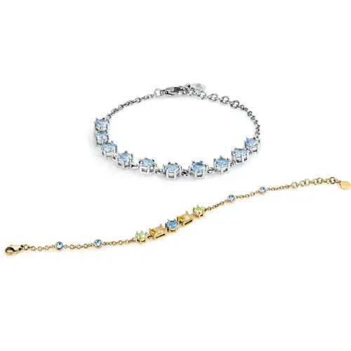 Pulsera Colores con Cristales Azules SAVY20