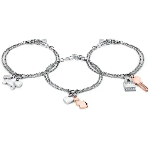 Pulsera Mascota con Perro y Corazón SAVL14