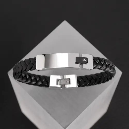 Pulsera Hombre Moody Negra SQH20
