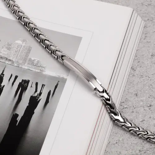SALS52 Pulsera Acero Motown Hombre