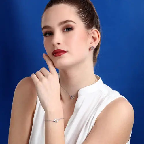 Pulsera Tesori con Corazón de Zirconias SAIW131