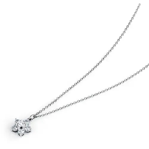 Collana Tesori con Fiore e Zirconi SAIW125