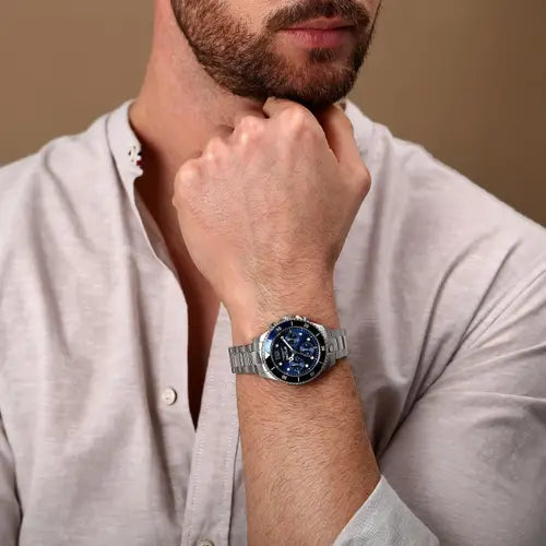 Orologio Uomo 230 Acciaio, Blu e Nero R3253161047