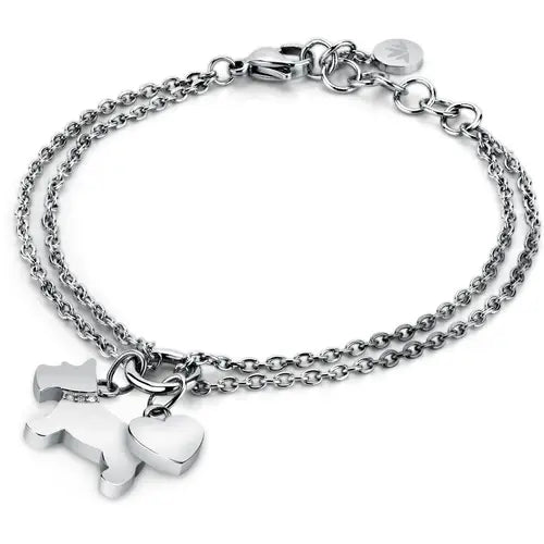 Pulsera Mascota con Perro y Corazón SAVL14