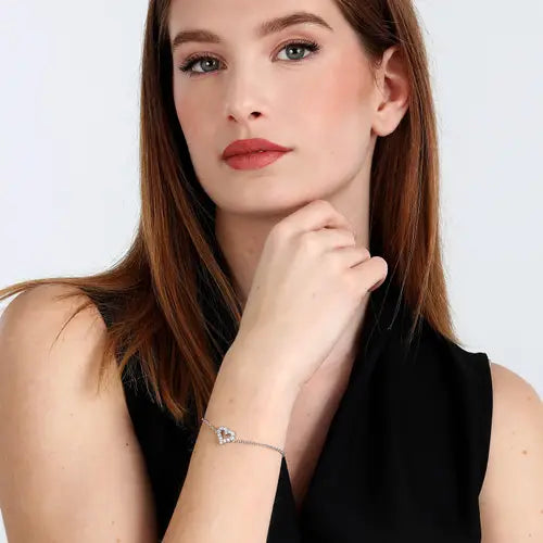 Pulsera Tesori con Corazón de Zirconias SAIW131