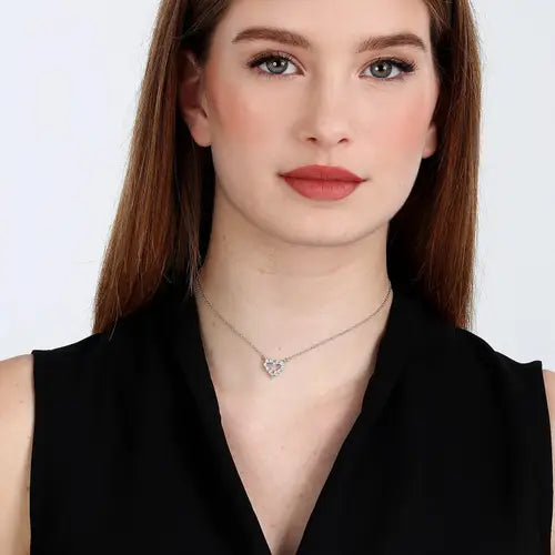 Collar Tesori con Corazón de Zirconias SAIW129