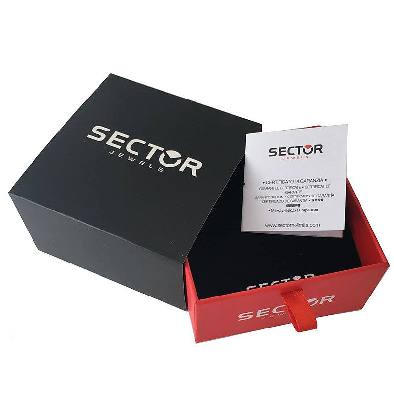 Pulsera Hombre Cerámica Acero y Negro SAFR05