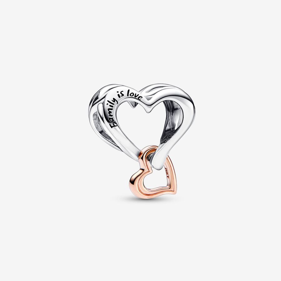 Charm corazón infinito calado La familia es amor 782642C00