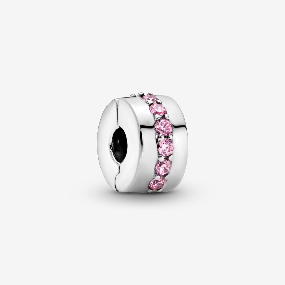 Dije de clip camino luminoso rosa 791972PCZ