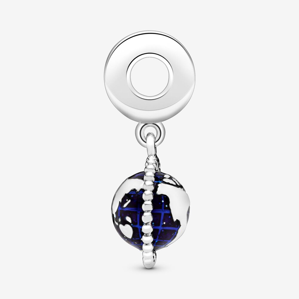 Charm colgante globo giratorio 798021CZ