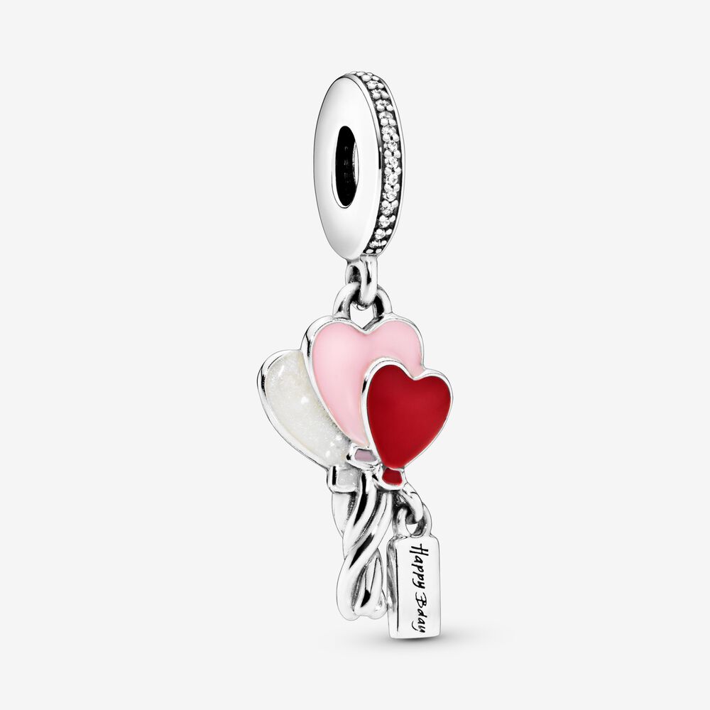 Colgante Globos de Cumpleaños Charm 798076CZ