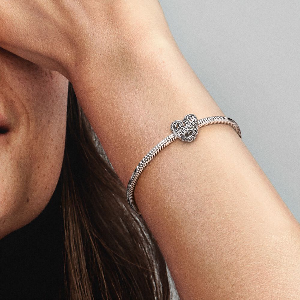 Charm Calado Corazón de la Familia 798571C00