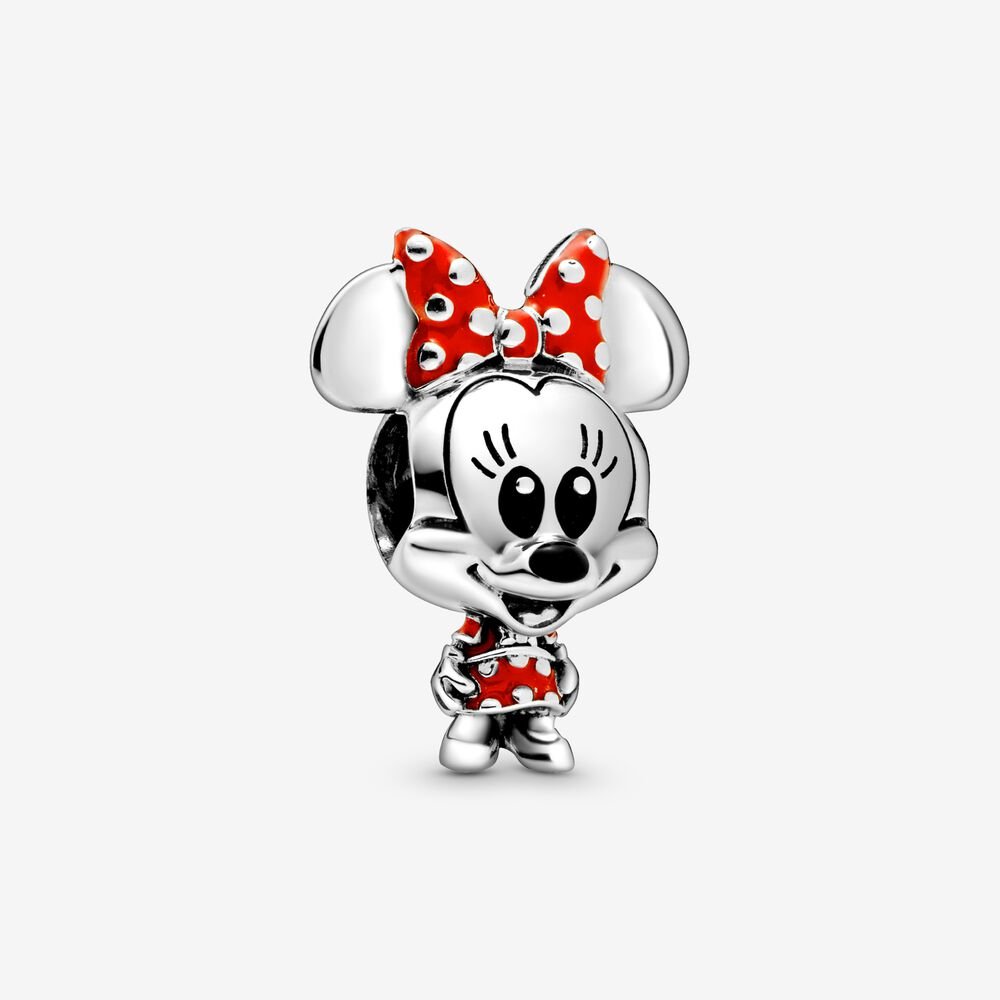 Charm Minnie con Vestito e Fiocco a pois 798880C02