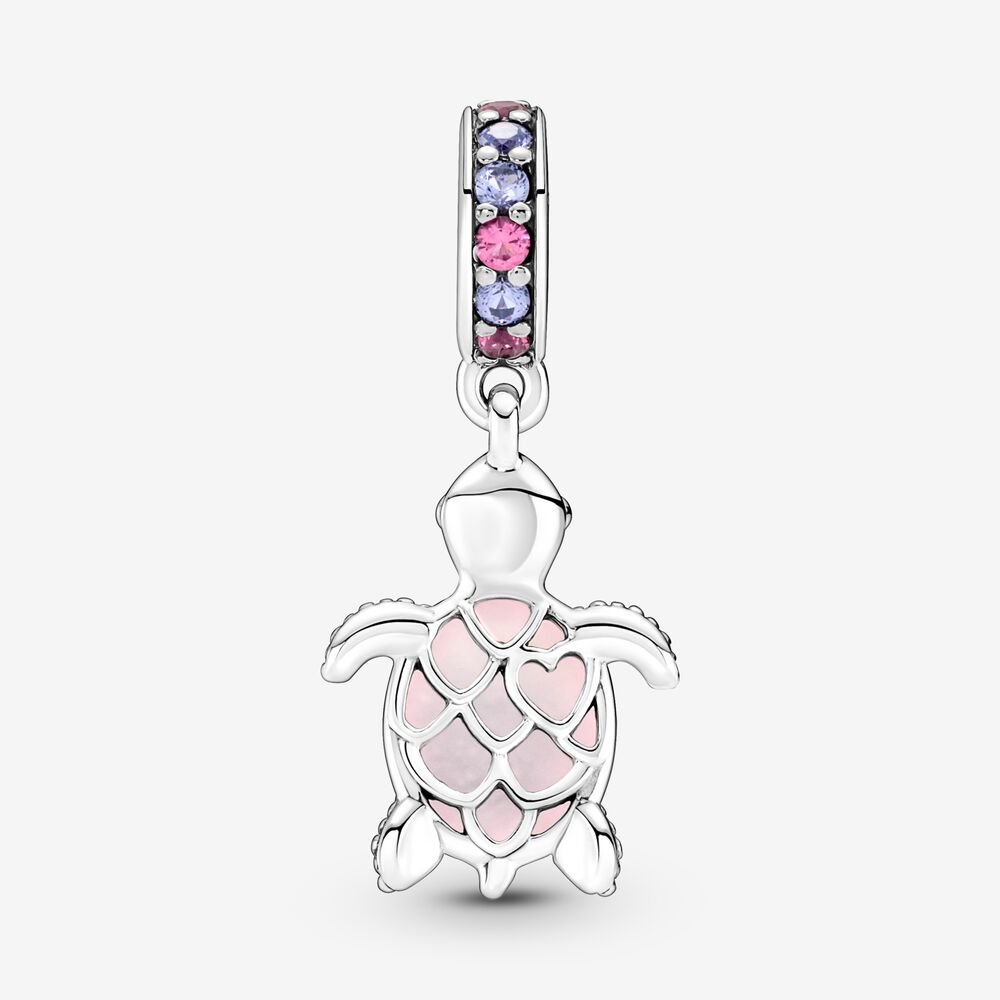 Dije de tortuga marina rosa 798939C02