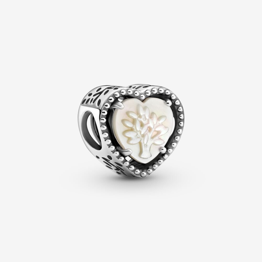 Charm corazón y árbol genealógico calado 799413C01