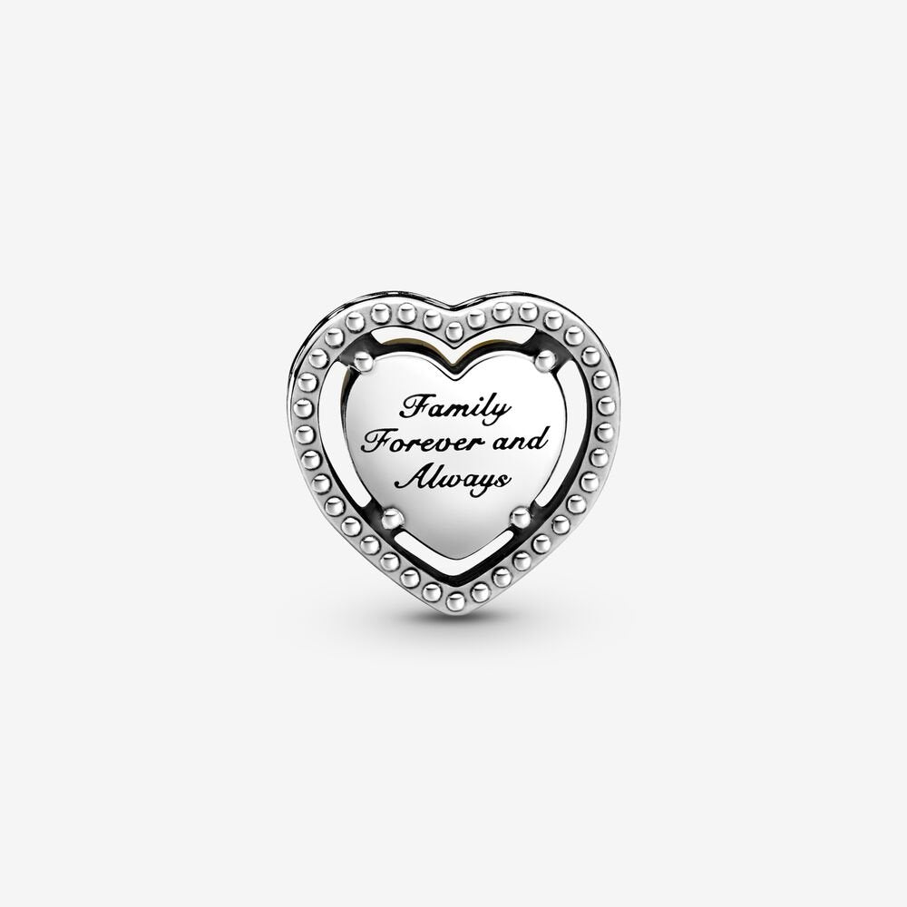 Charm corazón y árbol genealógico calado 799413C01