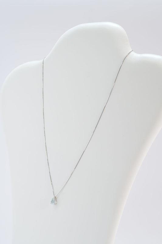 Collar Life de aguamarina y diamantes CG641B