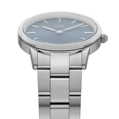 Reloj Iconic Link Arctic plateado y azul para mujer 32 mm DW00100459
