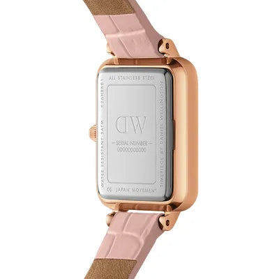 Reloj Mujer Cuadrado Pressed Rouge Rosa DW00100508