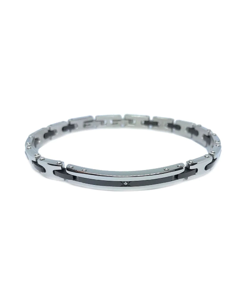 Pulsera Hombre Malla Pulida EHB212