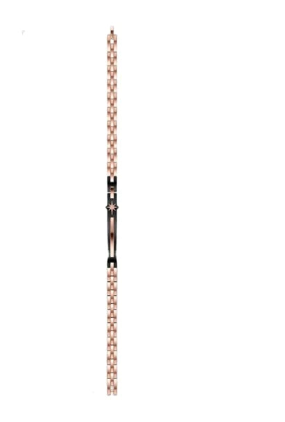 Bracciale Uomo Hiteck Rosato e Nero EHB225