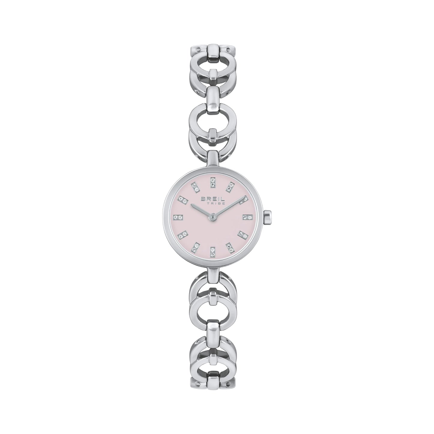 Orologio Donna Solo Tempo Luna Silver e Rosa 24mm EW0555