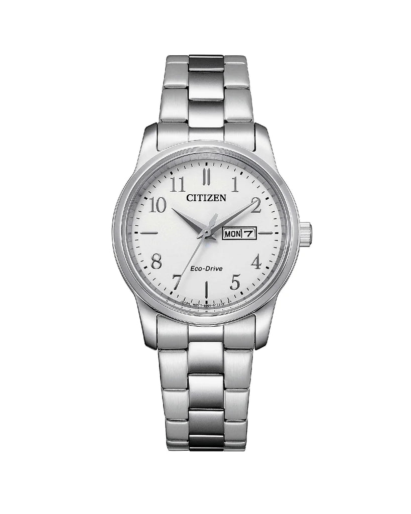 Reloj Mujer De Classic Lady Acero y Blanco EW3260-84A