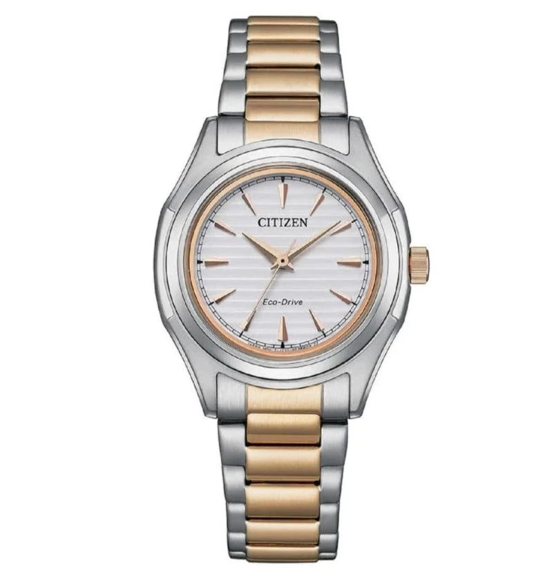 OF Classic Elegance Lady Acero y oro FE2116-85A Reloj para mujer