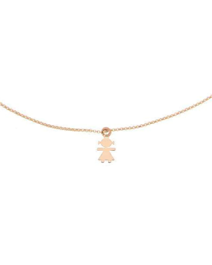 Collana I Sogni Son Desideri Catena Bimba Rosato GR-1SOGG MC BIMBA