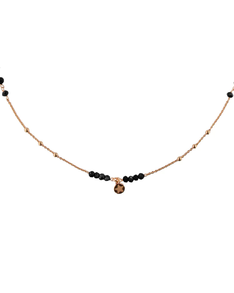 Collana Gipsy Chic Tierra Cristalli Neri e Stella GR-GIP 2 V4 N