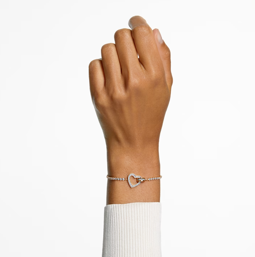 Precioso Corazón Pulsera Dorada 5636964
