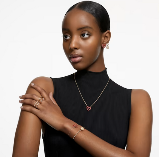 Collana Una Cuore a Cigno Rosso 5634723