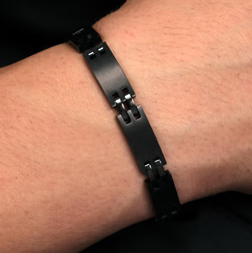 Bracciale Uomo Energy Nero SAFT68