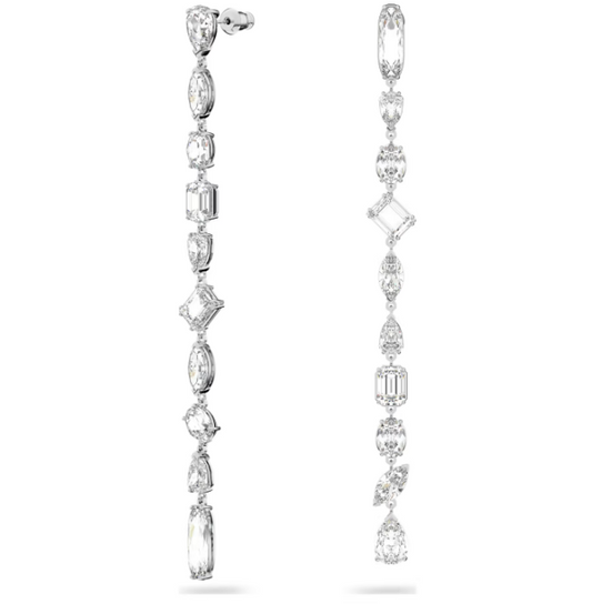 Pendientes Largos Gema Blanca 5639328