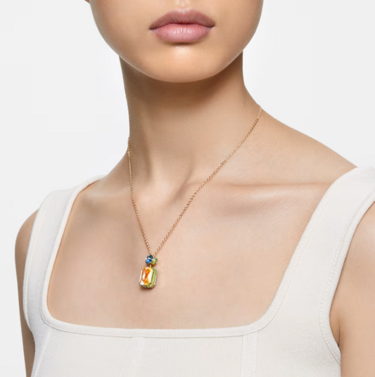 Collana Dorata Orbita Multicolore 5640256