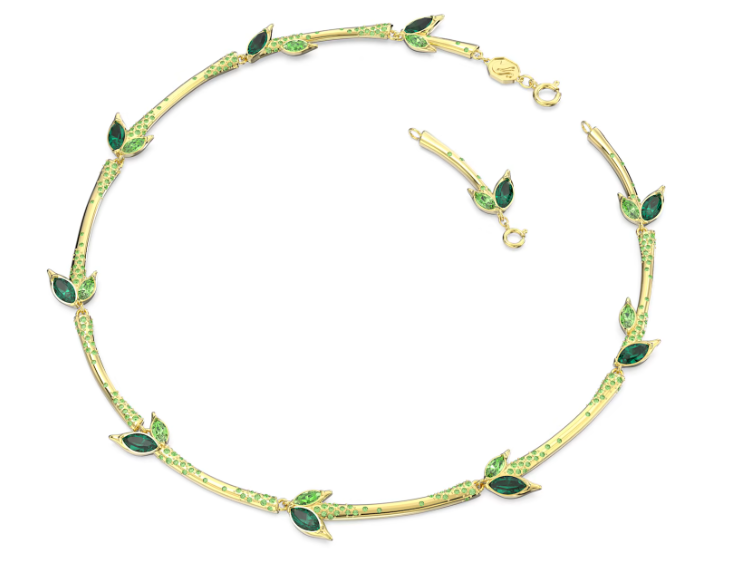 Collar Dorado Dellium Verde Bambú 5645367