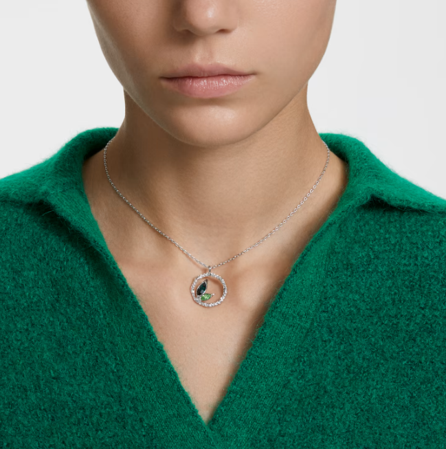 Collar de bambú verde Dellium 5645370