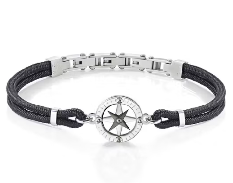 Pulsera Hombre Versilia Negra SAHB07