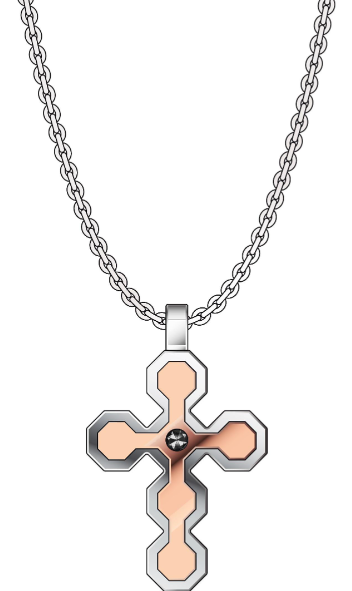 Collana Uomo Hi Teck Croce EHC165
