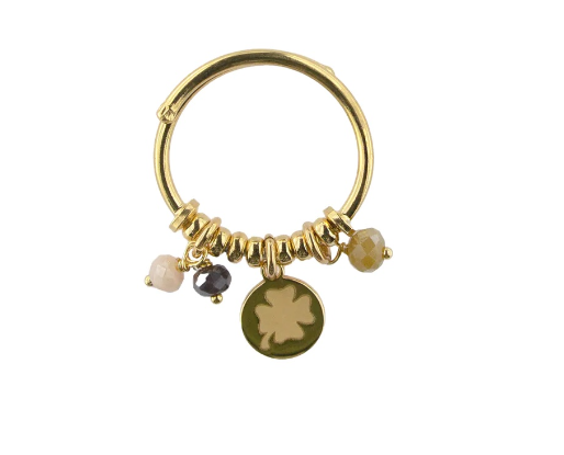 Anello Dorato con Pietre Colorate AN-GIP 1 V4 W AU