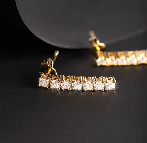 Pendientes colgantes brillantes SAQF28