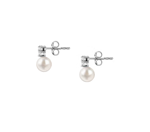 Pendientes con Perla y Piedras SAER52