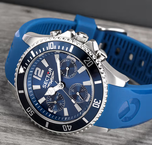 Orologio Uomo 230 Caucciù Blu R3251161047