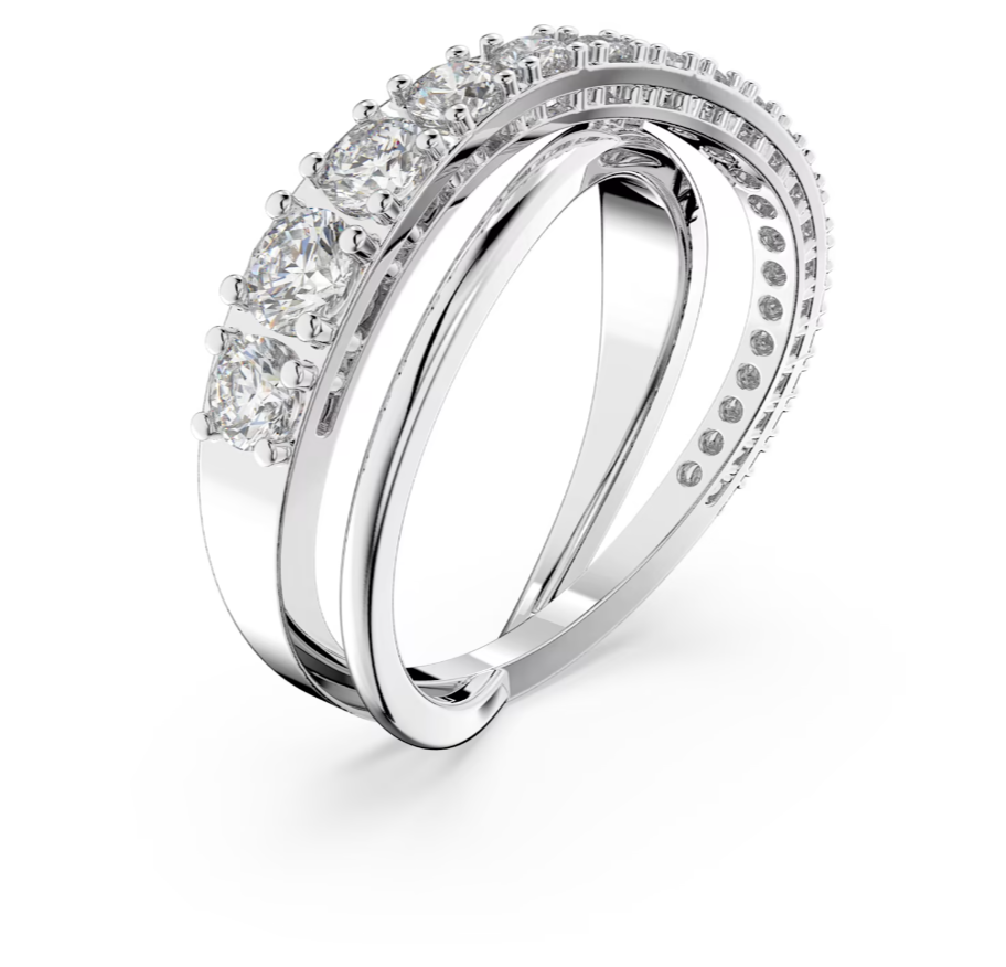 Anillo Twist con Piedras Blancas 5563911