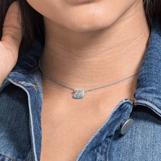 Collana Iconic Swan Blu Piccolo 5512094