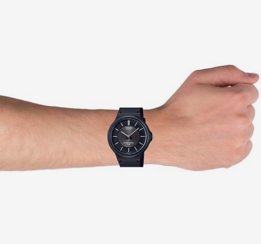 Reloj de Hombre Negro con Correa de Resina MW-240-1E3VEF