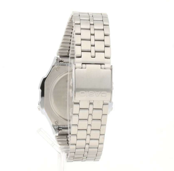 Reloj Con Caja Redonda En Acero Gris A171WE-1AEF